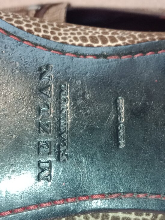 Mezlan Platinum Loafers Leopard-patterned texture size 14 main image 5